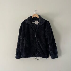 Urban Outfitters Black Vegan Fur Jacket